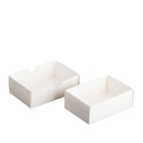 Cardboard Business Card Boxes - Two Part White
