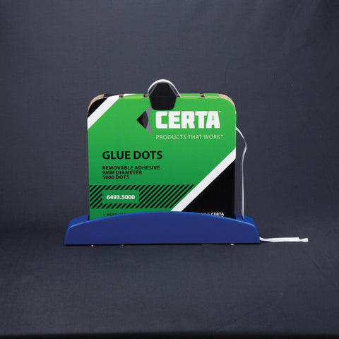 Stand for Glue Dot Dispenser Boxes